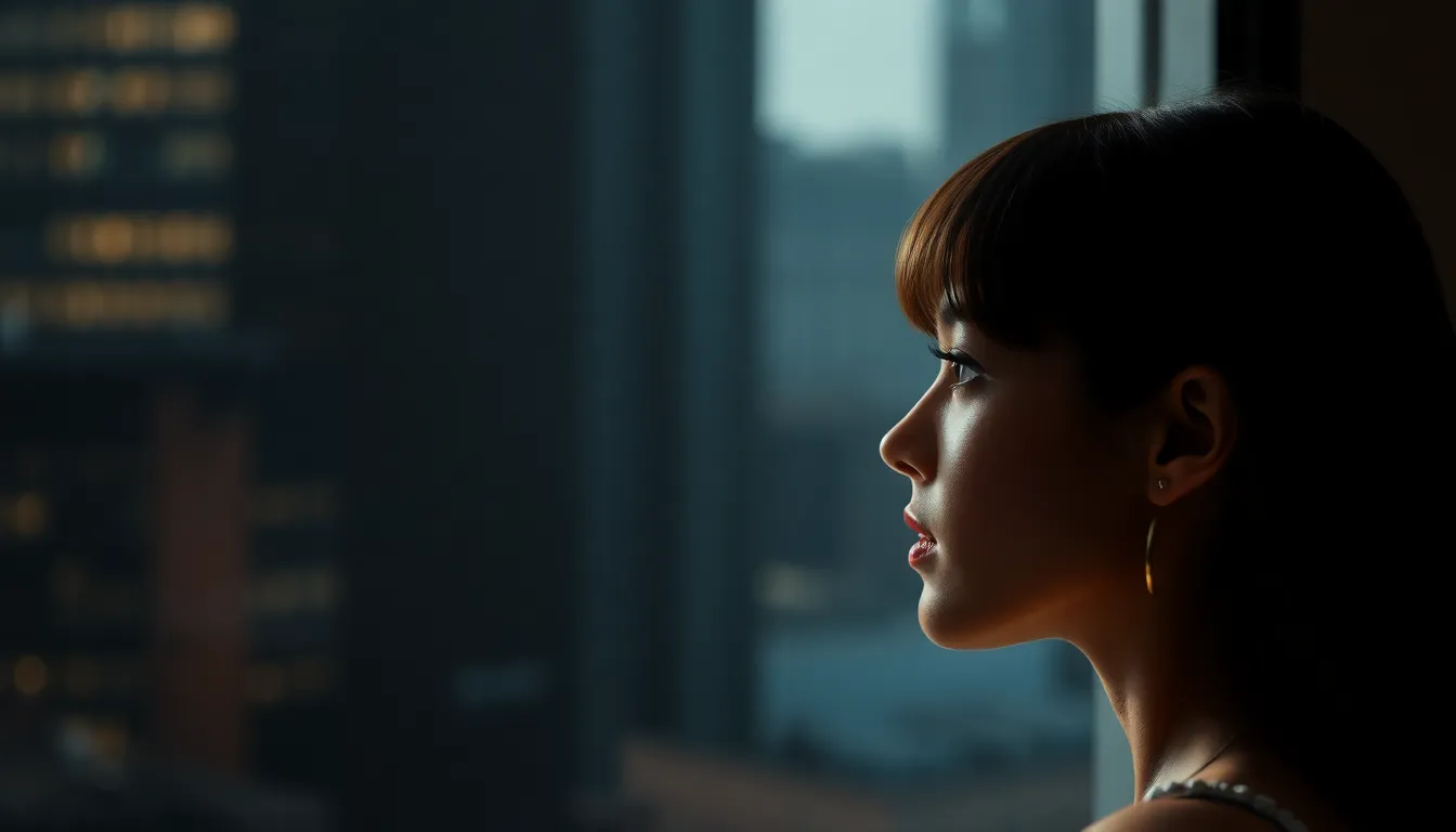 오사카를 구경하는 여자