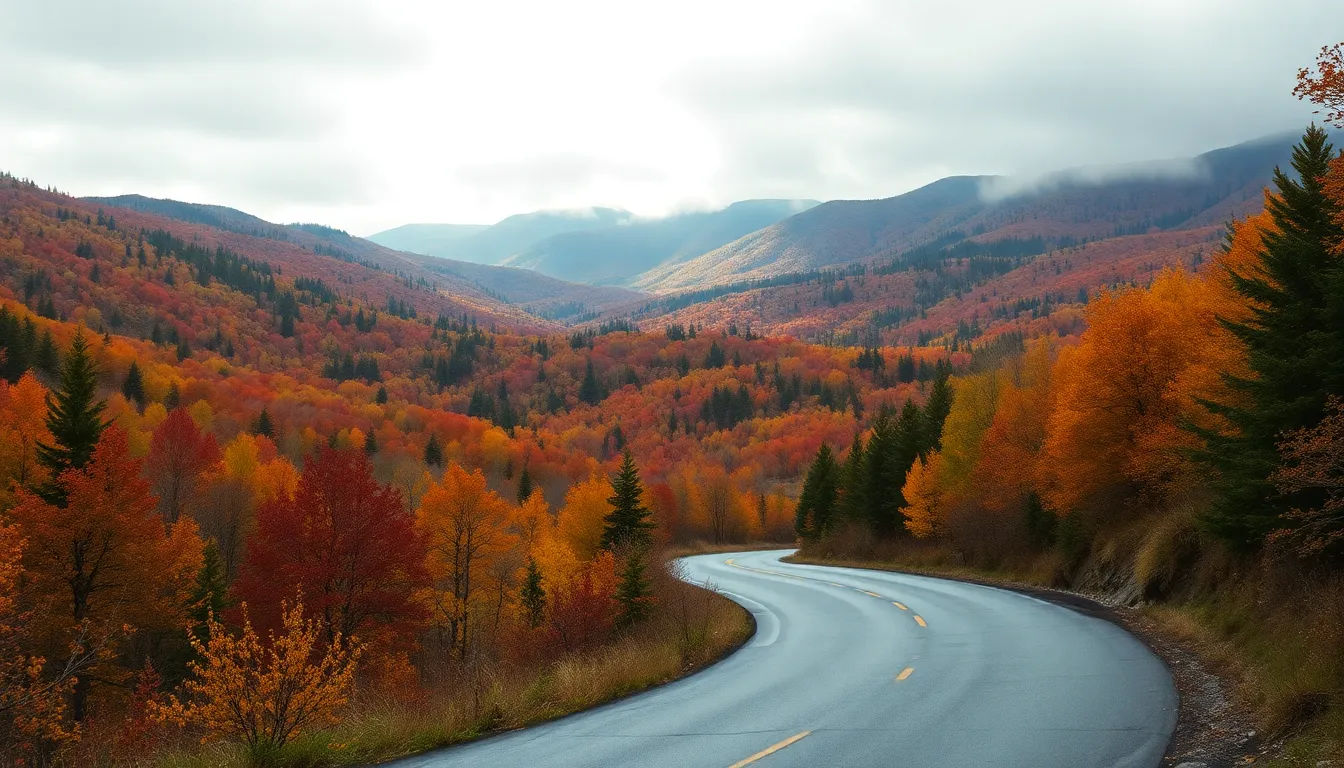 몽트랑블랑 단풍