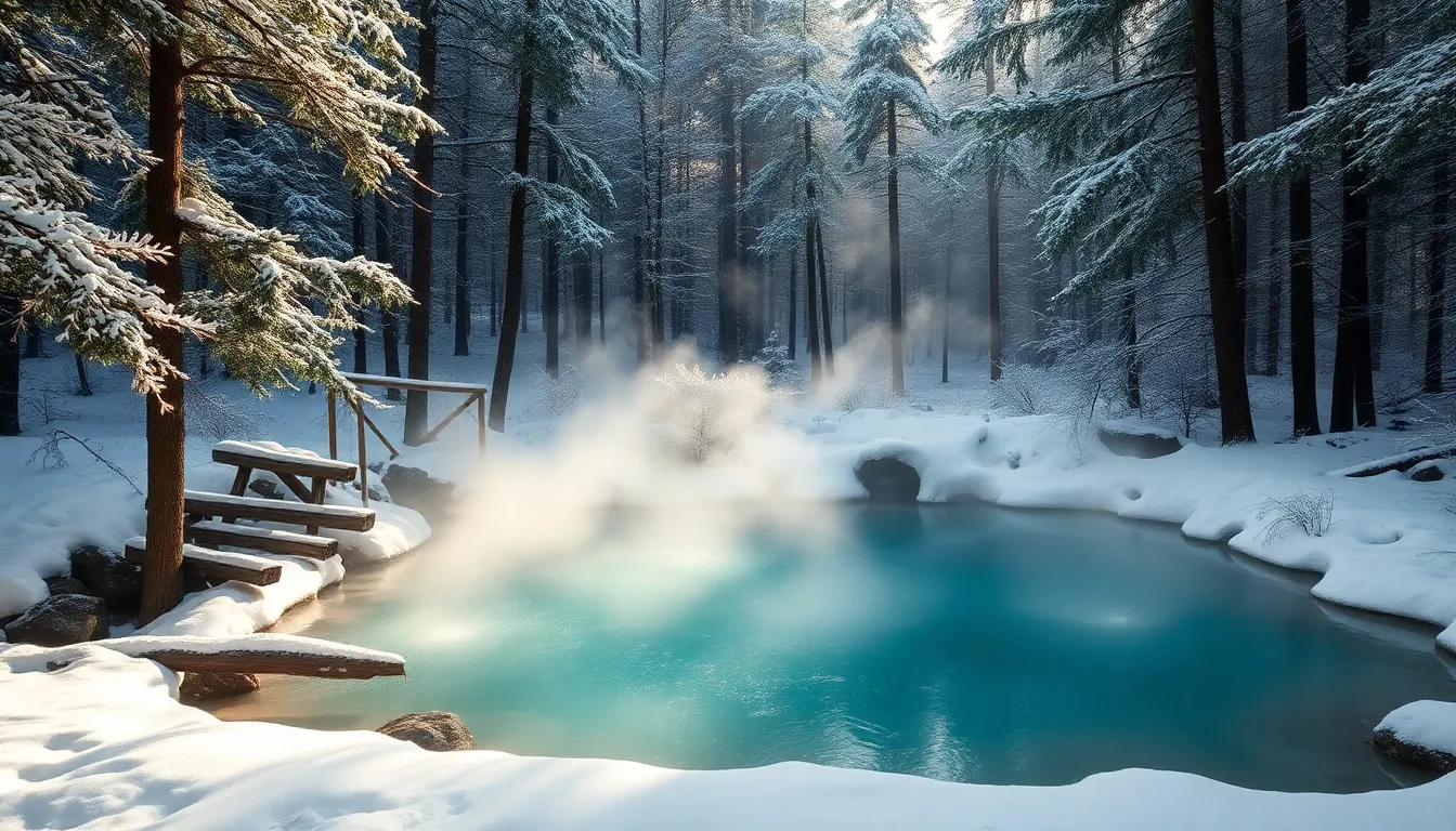 안동 하회마을 설경