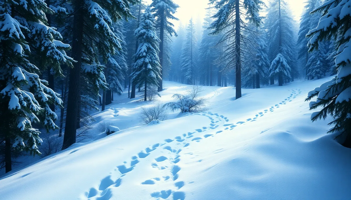 아름다운 설산 풍경