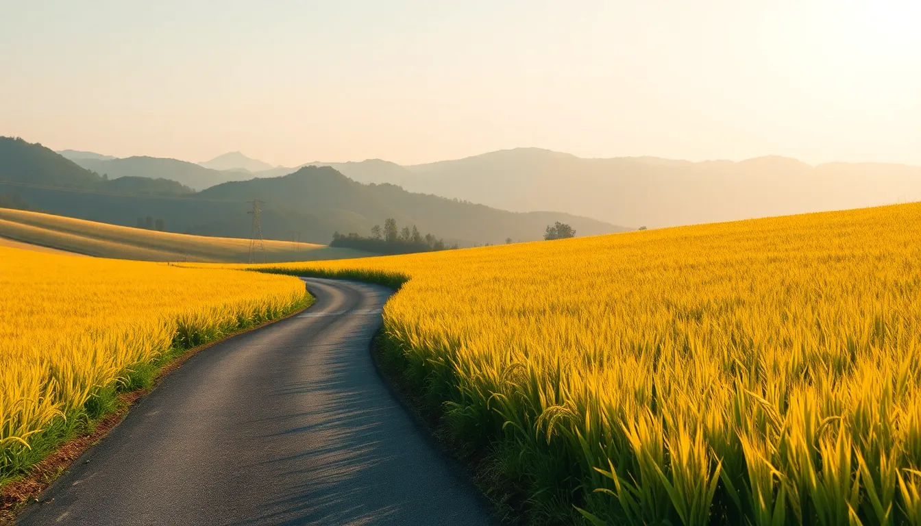 하동 평사리 넓은 들판과 강 풍경