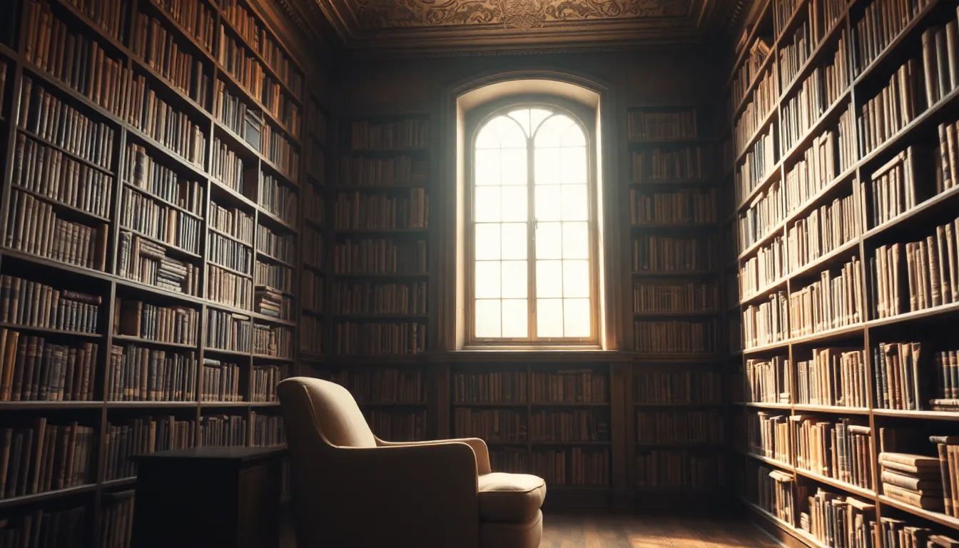 길드홀 도서관 내부의 고풍스러운 모습