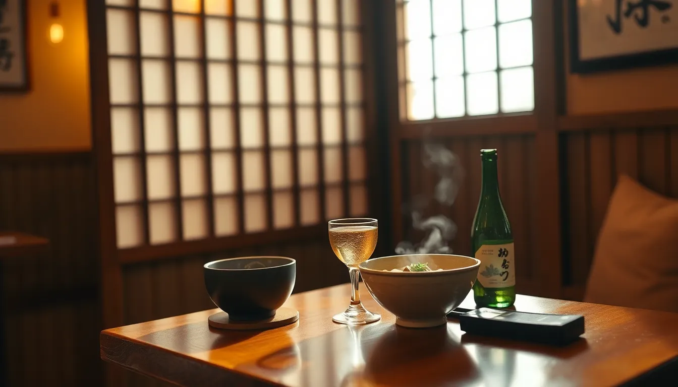 후쿠오카 이자카야의 아늑한 분위기