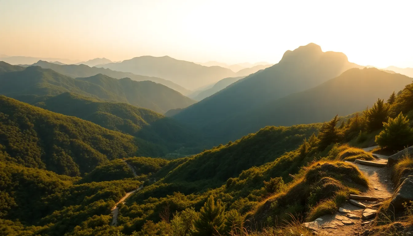 지리산 등산 후 든든한 한상차림