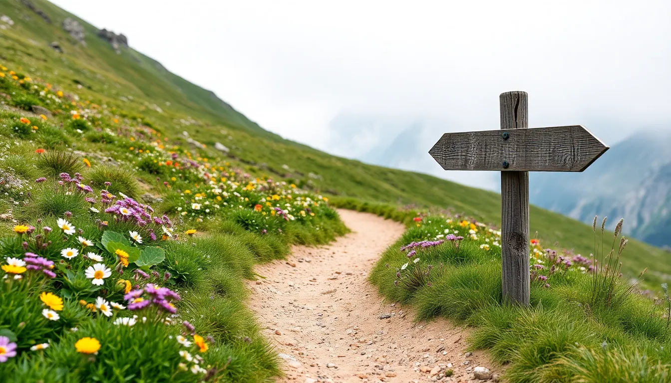 돌로미티 알타 비아 2 트레킹 중 아름다운 산 풍경