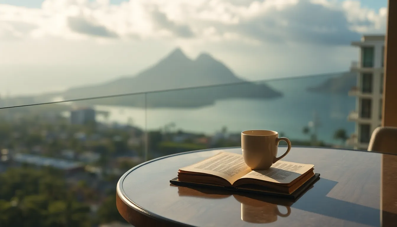 와이키키 파크 쇼어에서 바라본 다이아몬드 헤드와 와이키키 해변의 모습