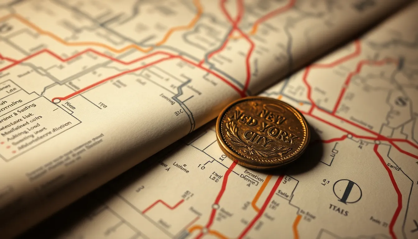 뉴욕 지하철 내부 모습