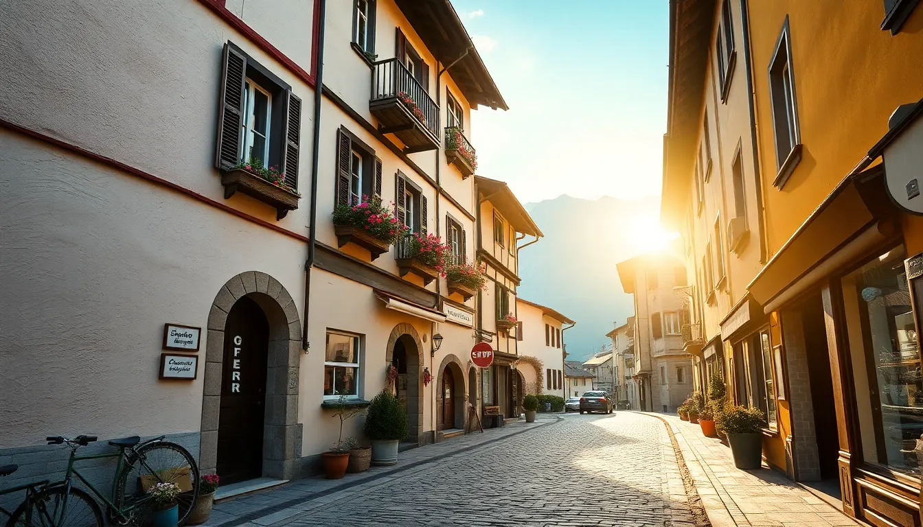 돌로미테 남부 티롤, 독일어&이탈리아어 공존의 비밀 2 돌로미테 남부 티롤의 아름다운 산과 이중 언어 표지판