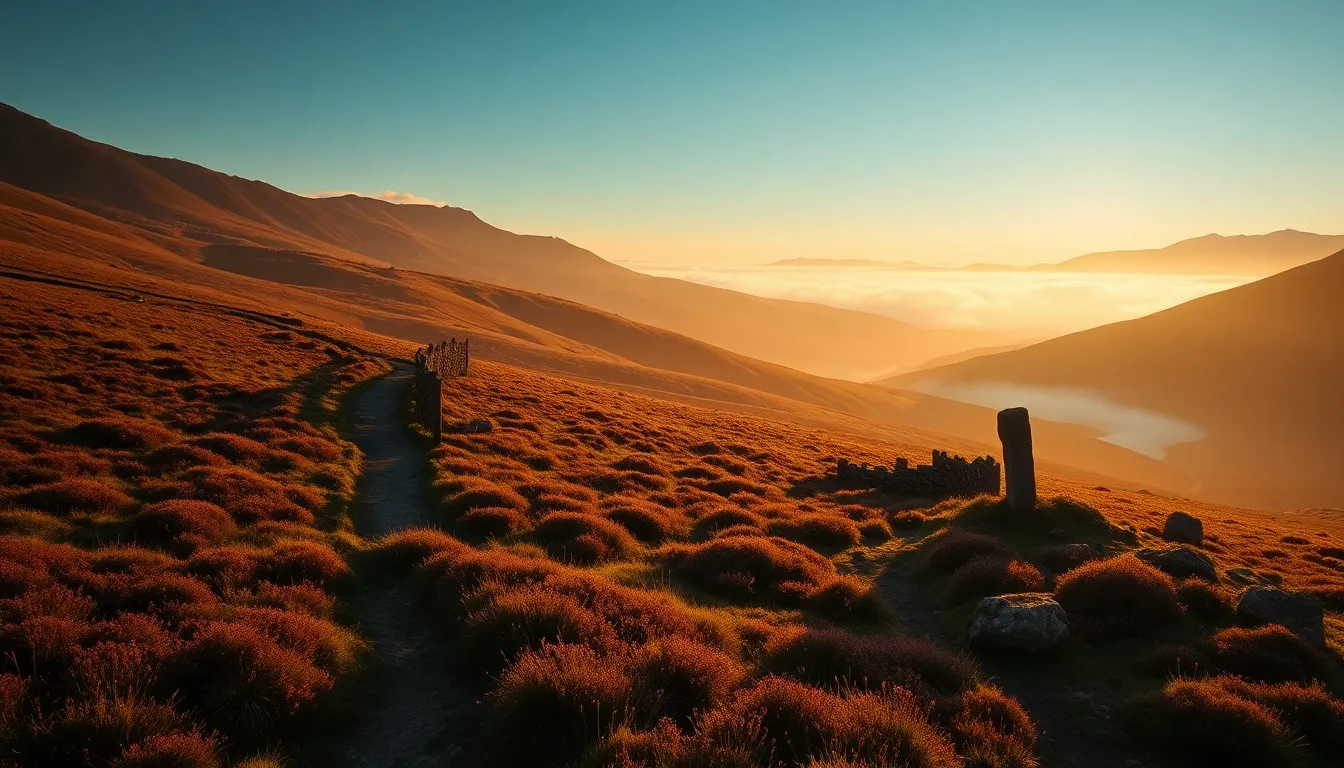 스코틀랜드 하이랜드의 웅장한 자연 풍경