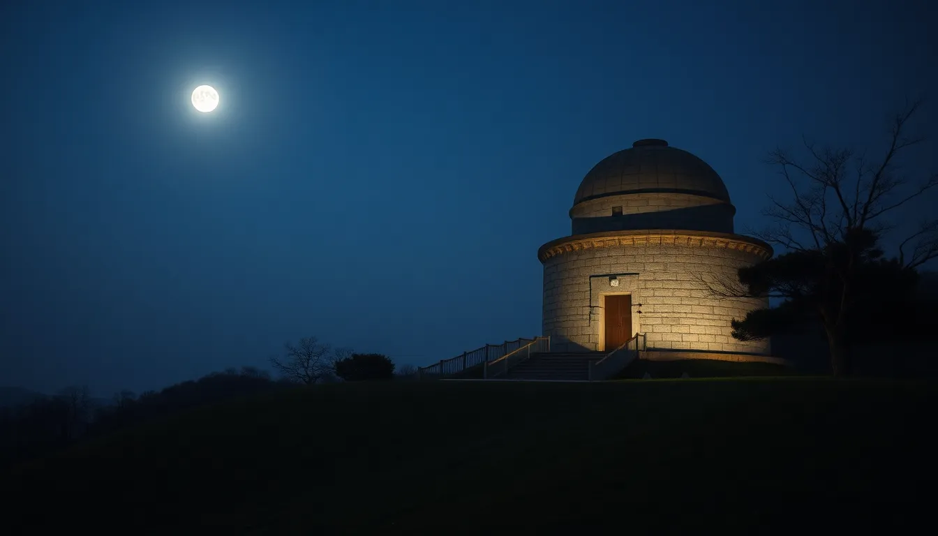 경주 첨성대 야경