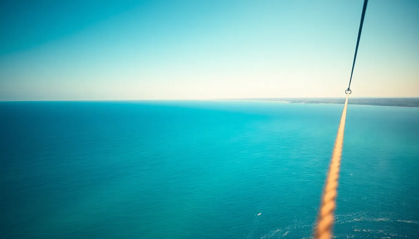 강릉 아라나비 짚라인 전경