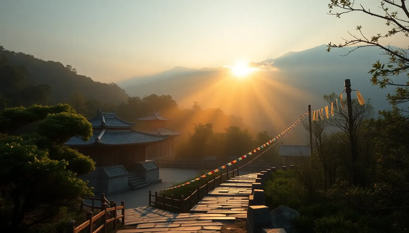 남해 금산 보리암 해수관음보살상과 바다 풍경