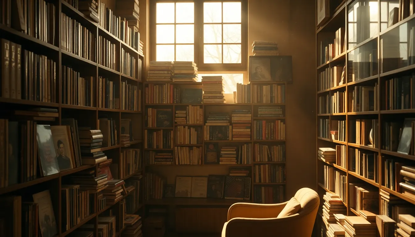 경주 황리단길의 감성적인 북카페 내부 모습