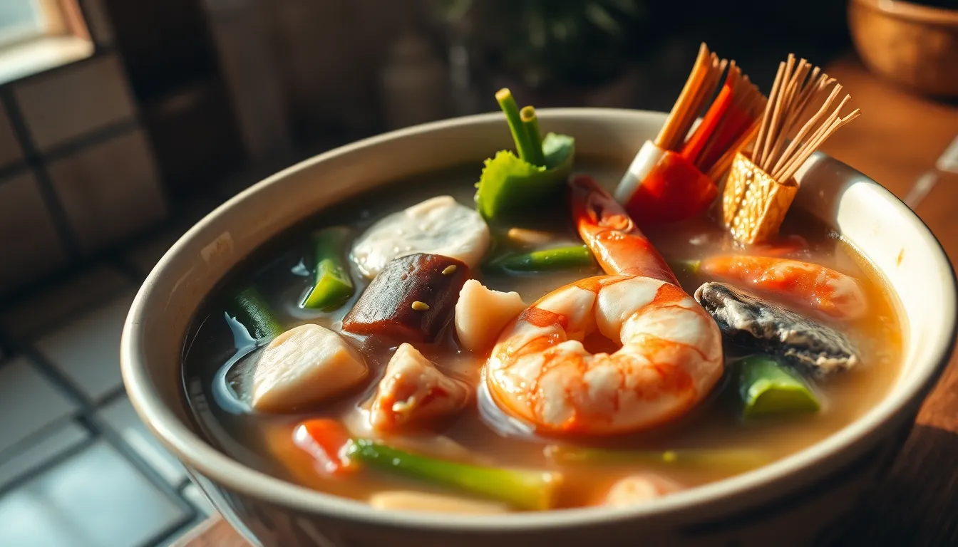 필리핀 해산물 시장의 신선한 해산물