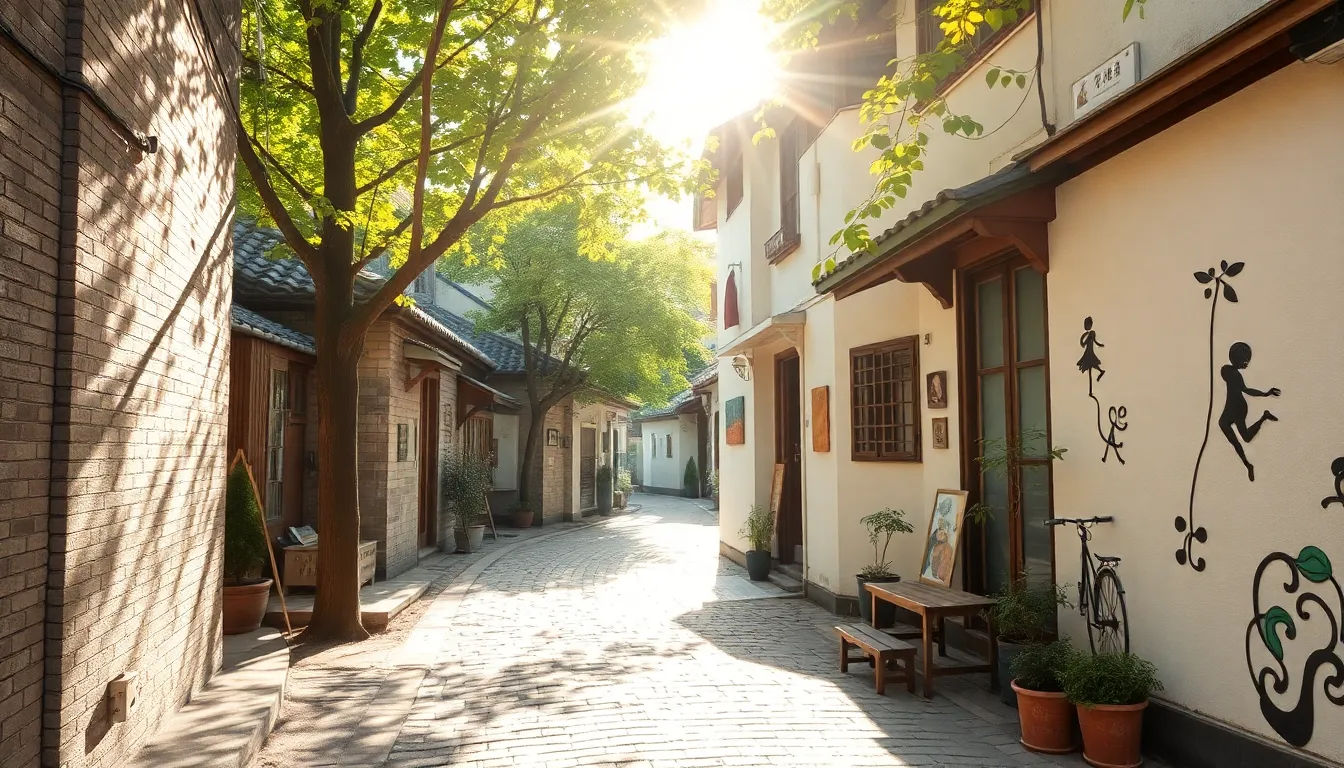 광주 양림동 펭귄마을 예술 골목