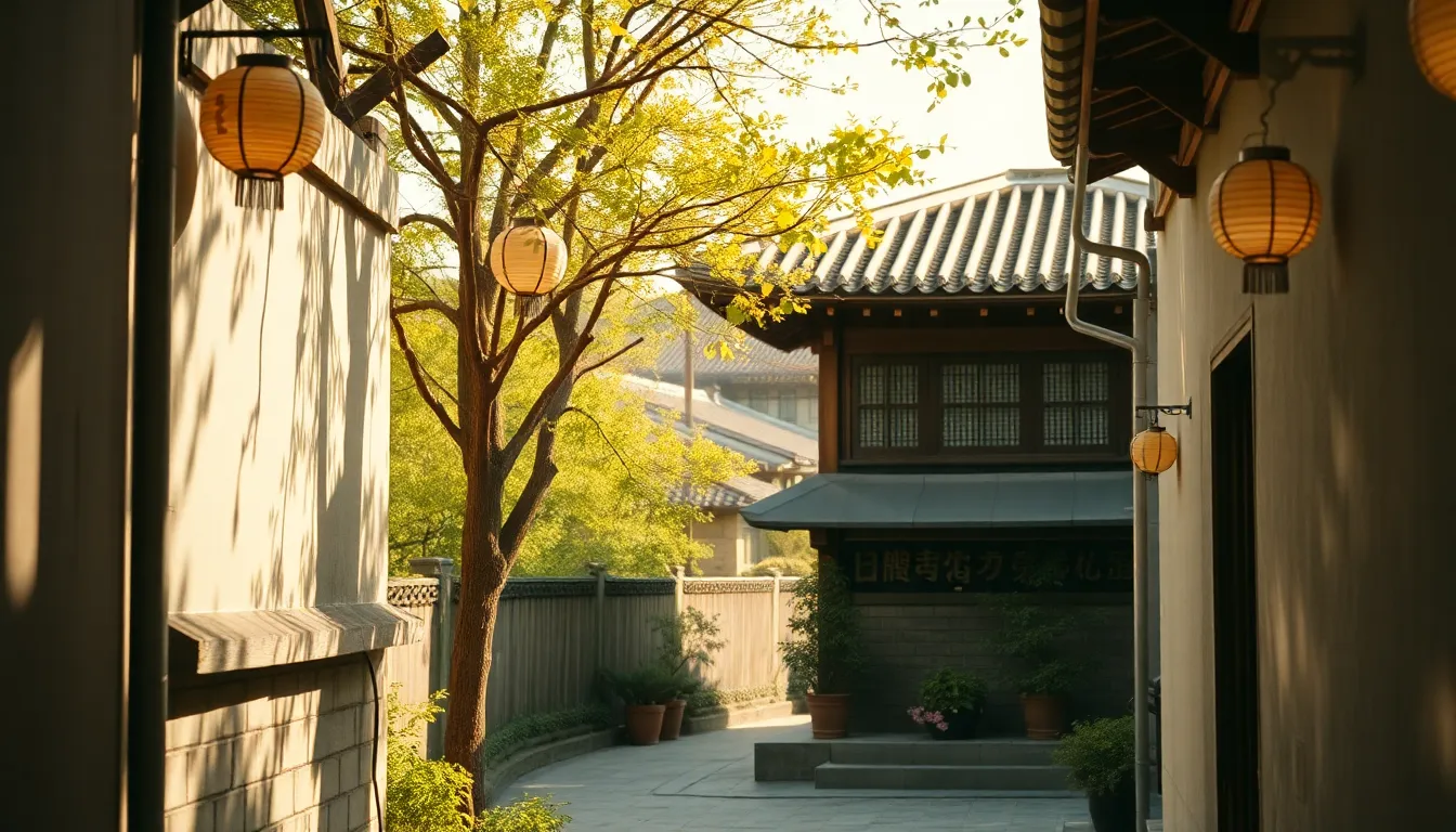 문래동 예술촌의 독특한 벽화 거리 풍경