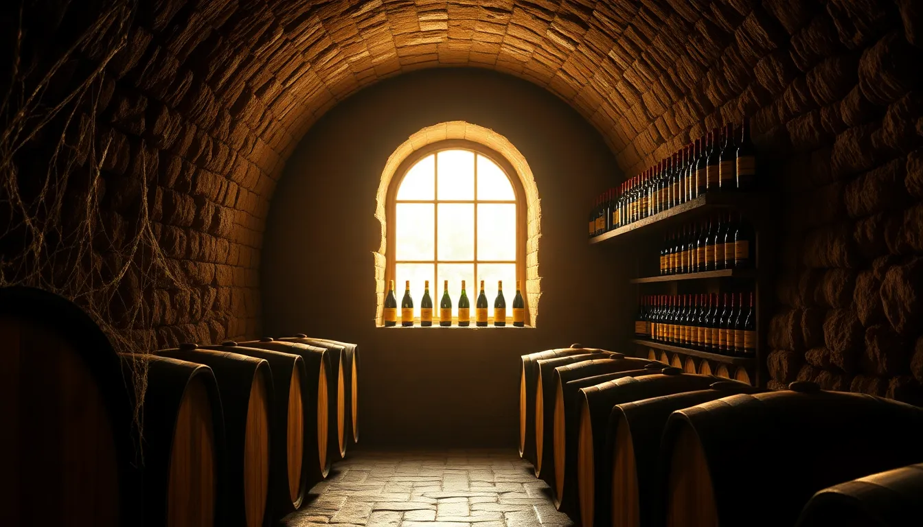바롤로 와이너리 셀러 내부