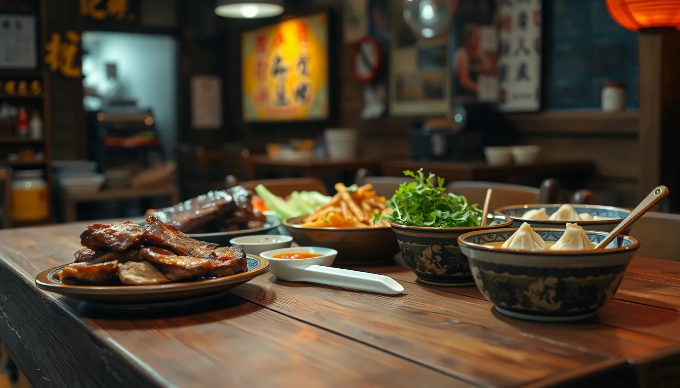 홍콩 미슐랭 틴룽힌의 고급스러운 광둥요리