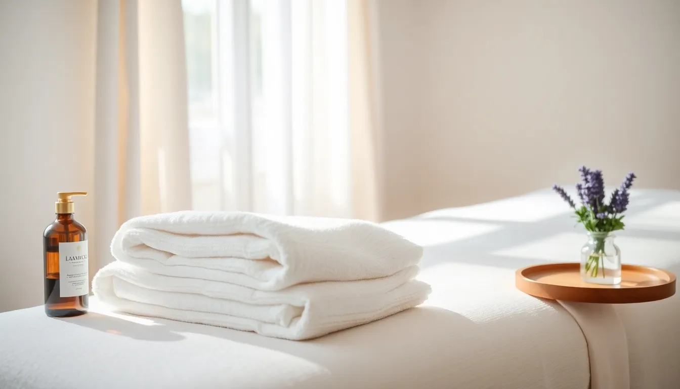 보르도 스파에서 와인 테라피를 즐기는 여성