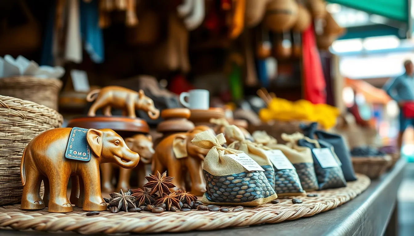 다낭 한시장 라탄백과 다양한 수공예품