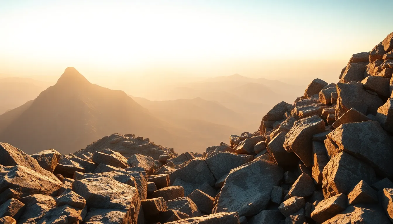 신불산 간월재의 황금빛 억새 풍경